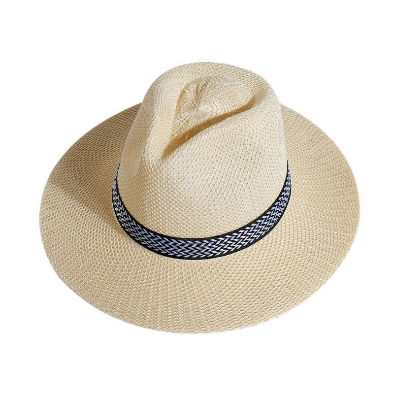 Farmer's Sommer Outdoor Sonnenschutz Atmungsaktiv Cool Herren Fischer Strohhut, Fischerhut mittleren Alters und älter_voghion.com
