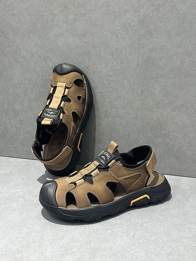 2025 Neue Sport- und Freizeitsandalen mit geschlossener Zehenpartie, Dual-Use-Wasserstrandschuhe für Herren im Freien_voghion.com