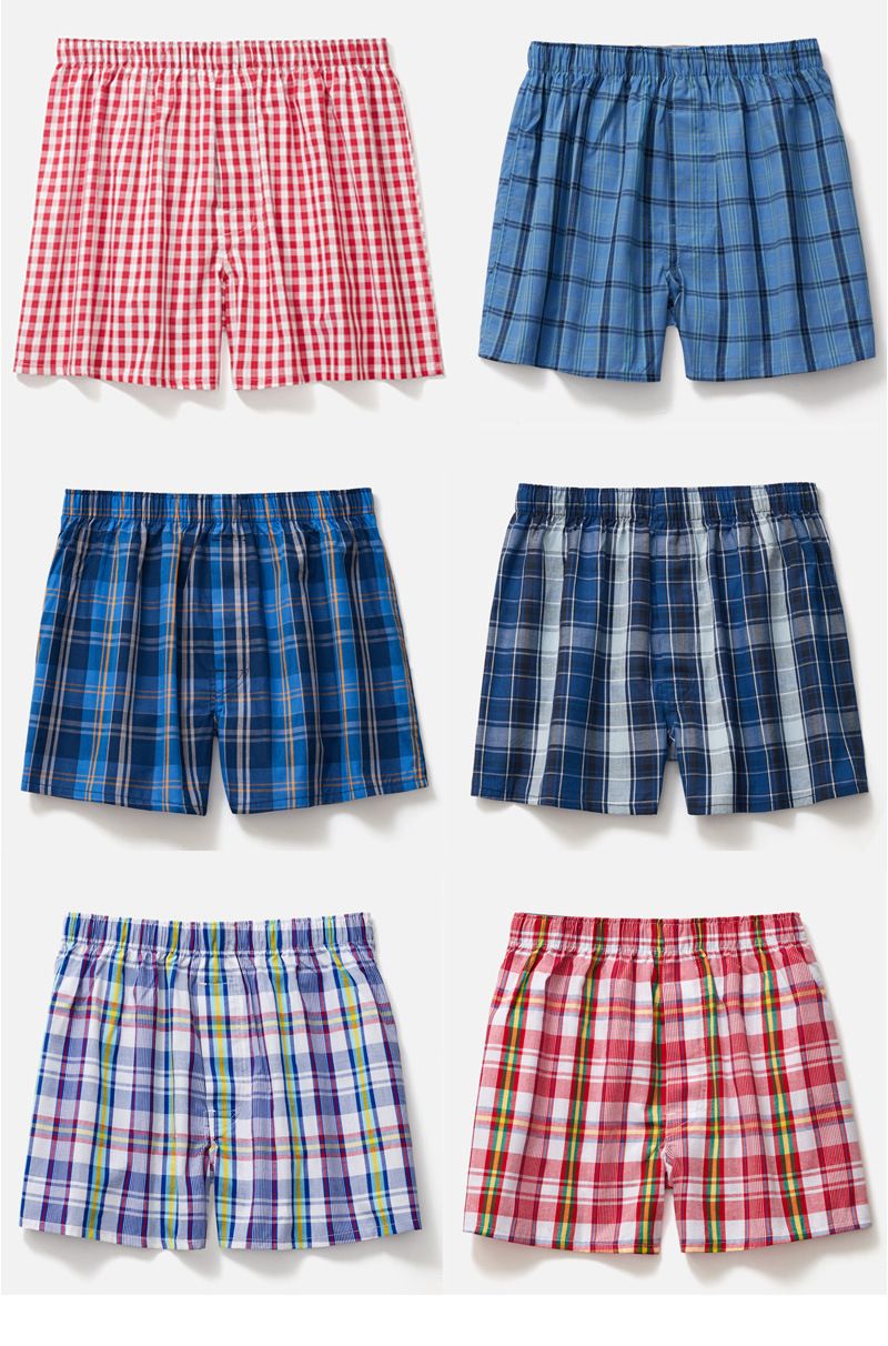 Men's Cotton Boxer Briefs - Soft Breathable Underwear For Everyday Comfort, Multiple Colors & Sizes_voghion.com