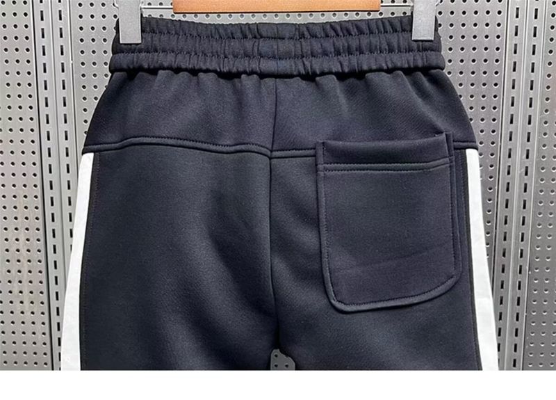 Color-Block Casual Cargo For Teenagers Students, Spring, Summer, And Autumn Men's Versatile Joggers, Cuffed Pants,_voghion.com