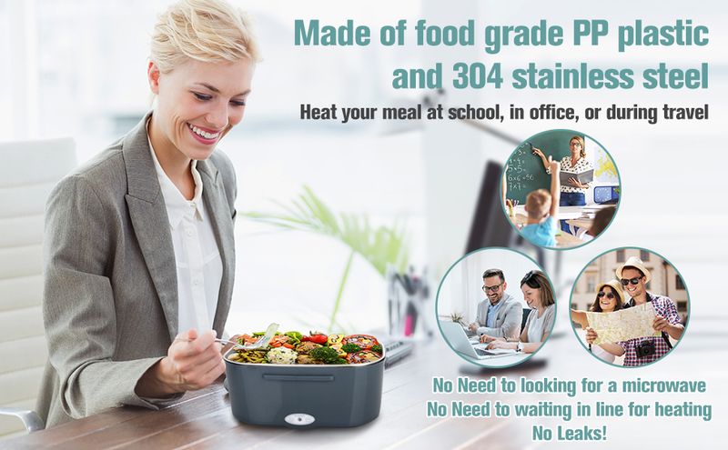 3-in-1 Food Warmer - 12V/24V/110V Portable_voghion.com
