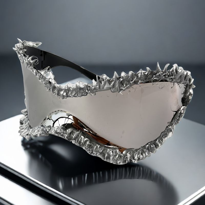 European And American Large Frame Sunglasses For Women Trendy Y2K Party Sunglasses Oversized Frame Goggles Stage Stage Cross Border Supply_voghion.com