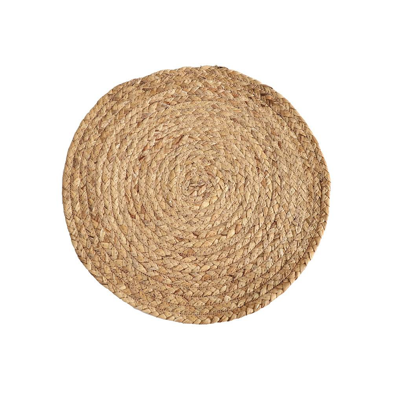 1 STÜCK Braune runde dicke Wasserkürbis-Reben-Gewebte Essensmatte, handgemachte Anti-Wärme-Isoliermatte, runde Schüsselmatte, Tassenmatte_voghion.com