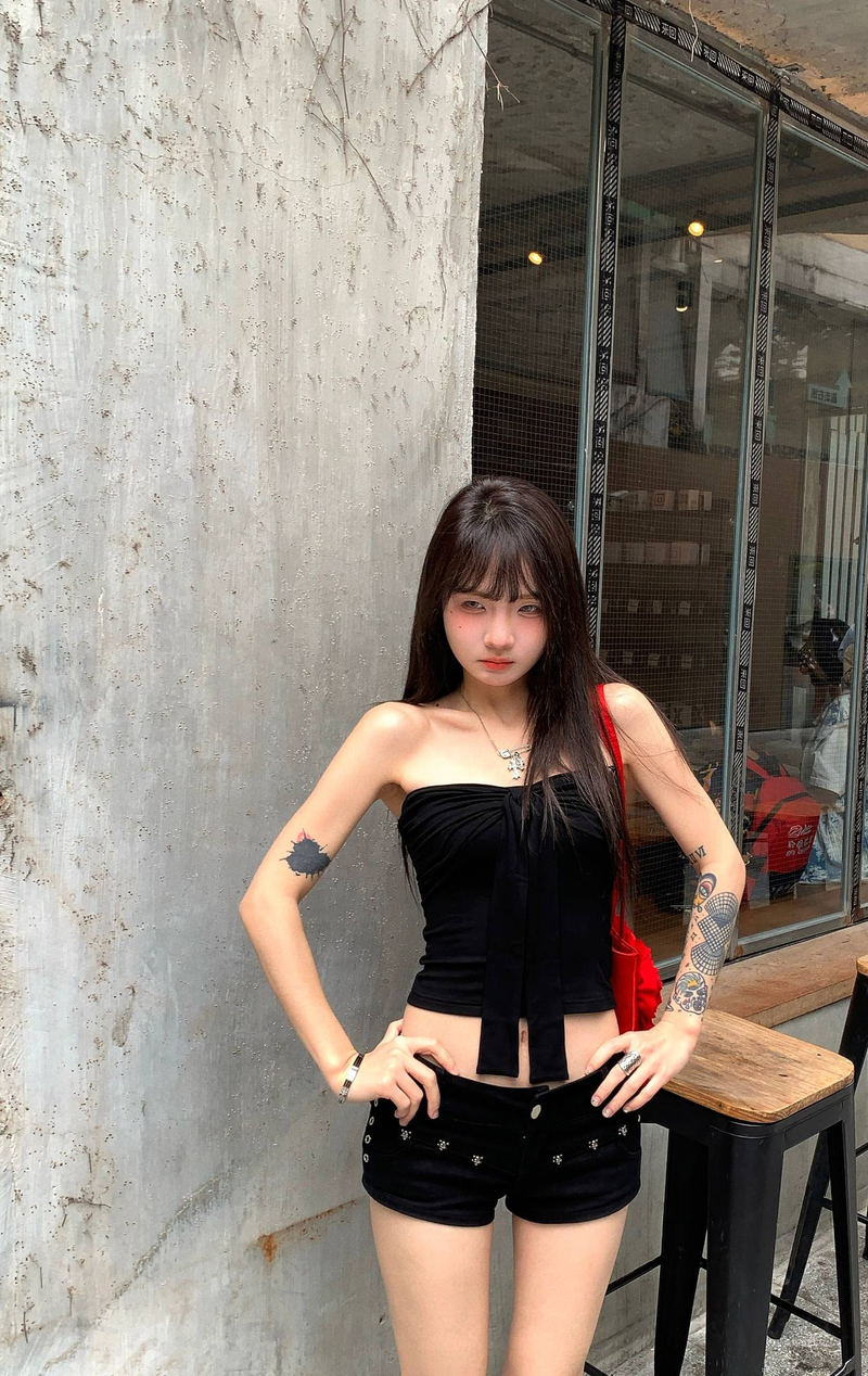 Bow Tie Strapless Vest Women Summer Pure Desire Style Sexy Tube Red Sweet Spicy Girl Top For Outerwear_voghion.com