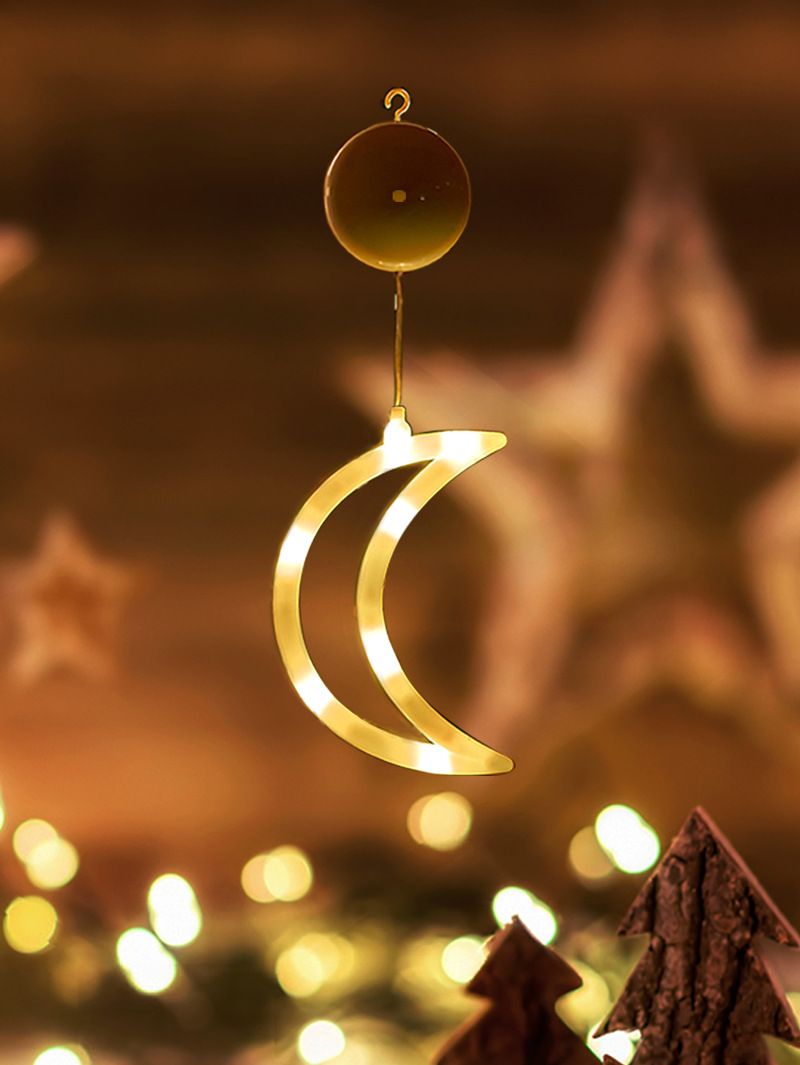 Luci natalizie a LED per finestre OLDSIXTH con ventose - 30 forme festive_voghion.com