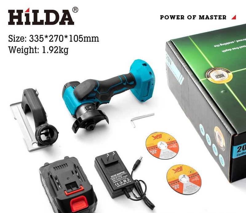 HILDA Cordless Lithium-Ion Multi-Purpose Cutting Machine - 550W High Power, 19500 RPM, 10mm Max Cutting Depth, For Wood, Metal & DIY_voghion.com