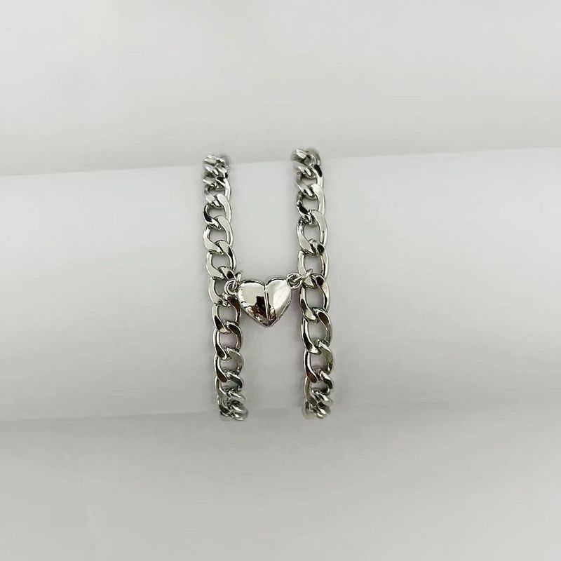 Moodne paks kett armastusraud imemisstiil inimesed armastavad käevõru käekaunistused_voghion.com