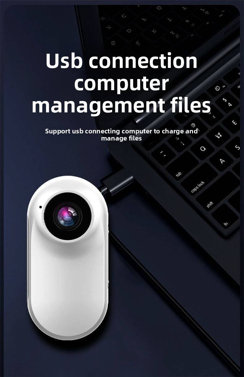 Action camera delle dimensioni di un pollice – Mini bodycam HD 1080P per motociclisti, sportivi e forze dell'ordine (impermeabile/visione notturna)_voghion.com