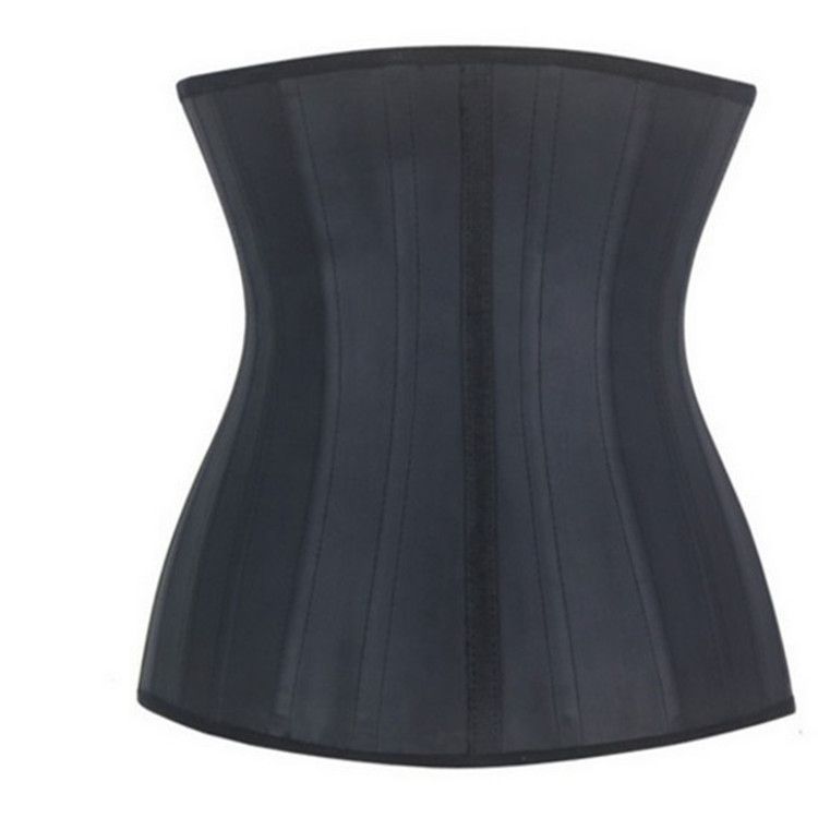 cintura addominale fitness modellante in gomma di vendita calda corsetto con cintura in lattice opaco lucido a 25 ossa_voghion.com
