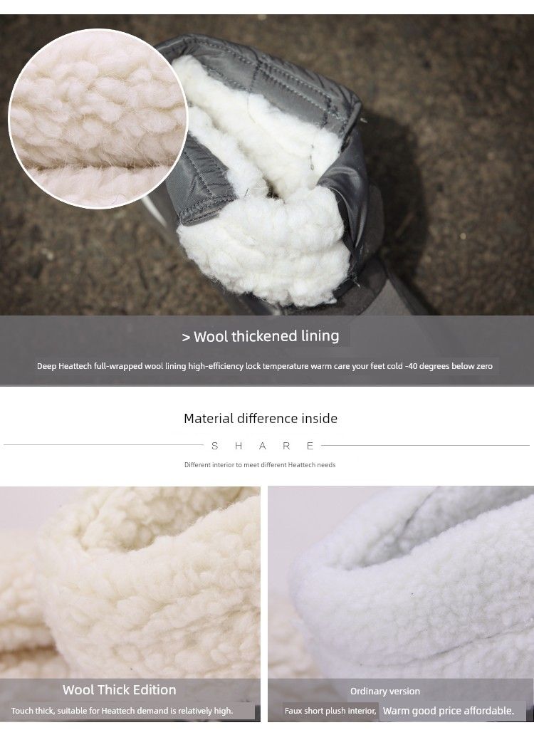 Herenschoenen Winter Warm Slee Bodem Lage Enkellaarzen_voghion.com