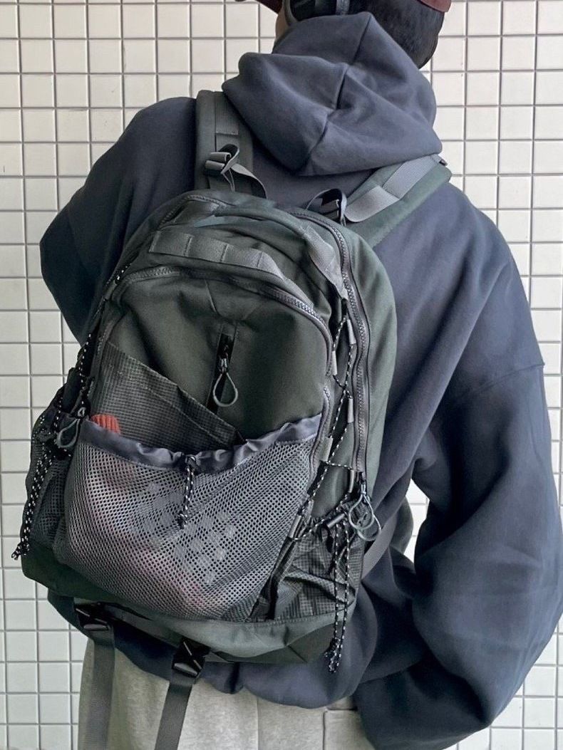 Zaino in stile coreano Nical da uomo e da donna, multifunzionale, di grande capacità, per alpinismo all'aperto, da viaggio, in rete_voghion.com