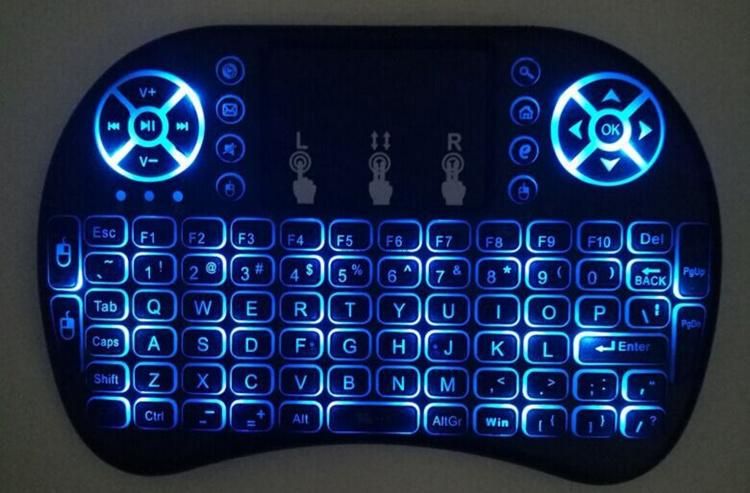 Mini Wireless USB Keypad I8 Android Set-Top Box HTPC TV Key Mouse Remote Control Flying Squirrel_voghion.com