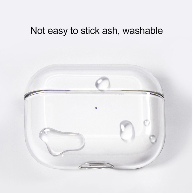 Custodia protettiva trasparente antiurto per auricolari Bluetooth in PC per Airpods Pro_voghion.com