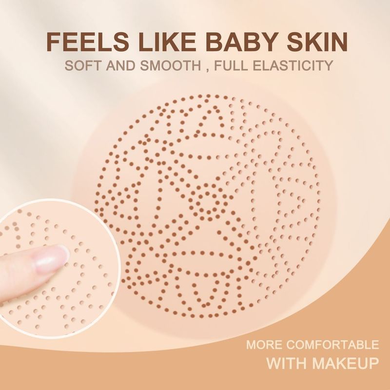 Jayswing Mushroom Head Air Cushion Concealer, Natural Moisturizing, Brightening Skin Tone, Lasting Foundation Make-up_voghion.com