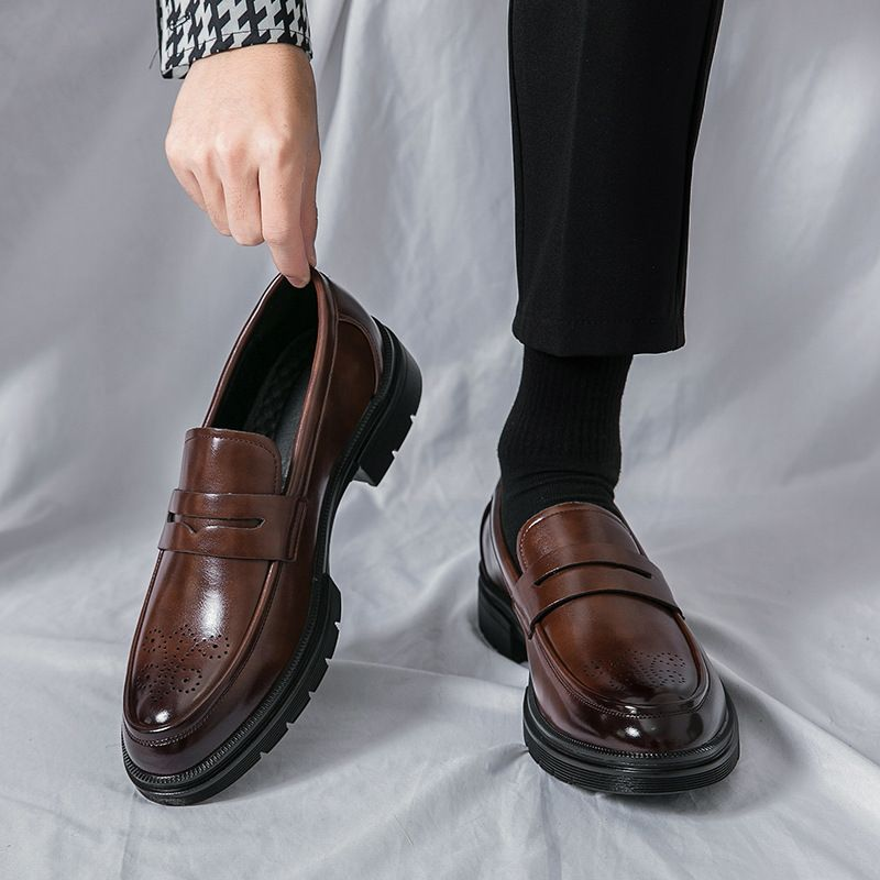 Velike izrezbarene poslovne ležerne male kožne britanske retro cipele za muškarce za muškarce 38-46 jardi_voghion.com