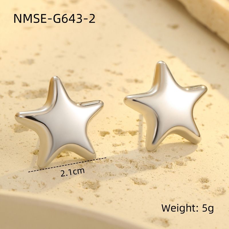 New Glossy Hollow Stainless Steel Earrings Ball Love Pendant Retro High End Titanium Steel Earrings_voghion.com