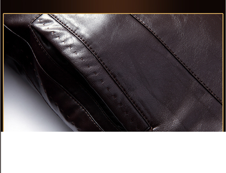 Abrigo largo de piel de mapache de invierno con cuello de piel grande para hombre abrigo de cuero grueso_voghion.com