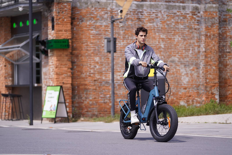 DYU FF500 Foldbar Elcykel 500W motor 48 v14ah lithium batteri City Riding dame elcykel 20*4.0 Fat Tire cykel_voghion.com