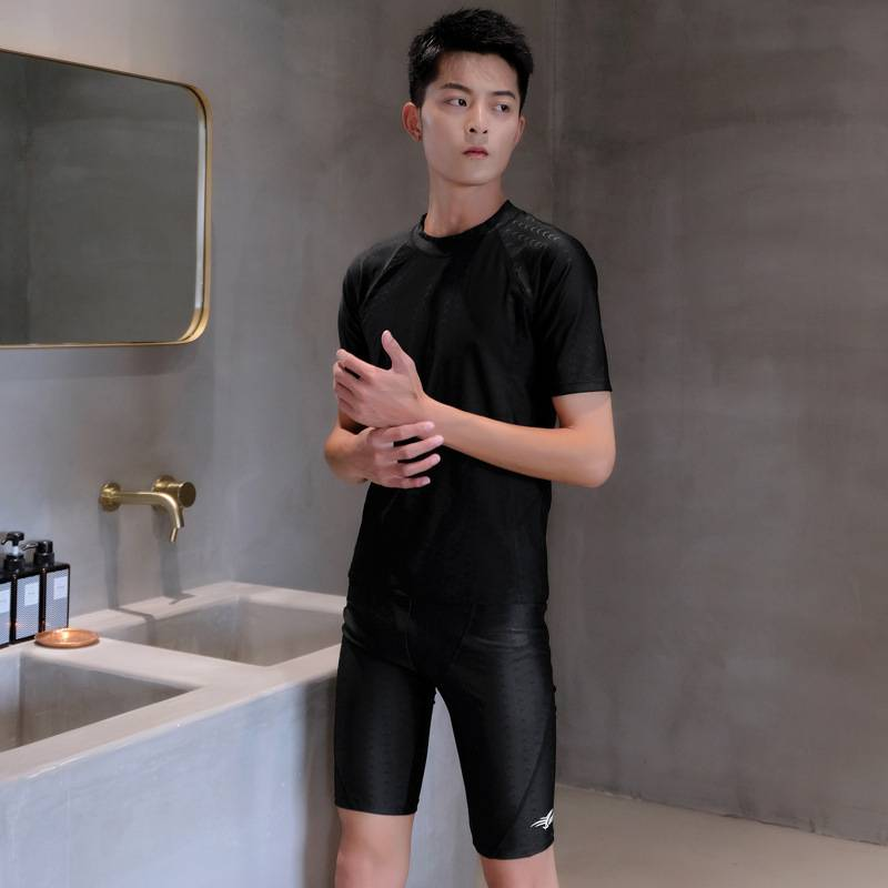 Traje de baño Capri de talla grande, profesional y antivergüenza para hombre, cómodo traje de baño de cuerpo entero para aguas termales._voghion.com