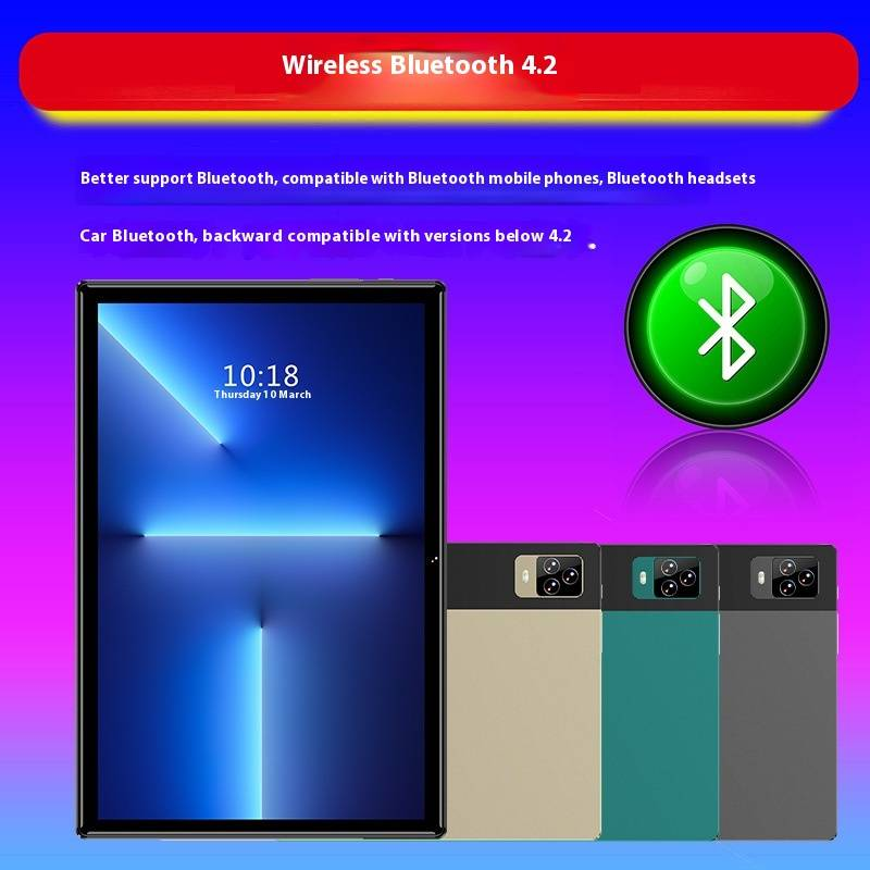 2-in-1 Tablet PC With 4G LTE & AI Smart Features (12" HD Dual Screen, Octa-Core, 128GB Storage, Android OS)_voghion.com