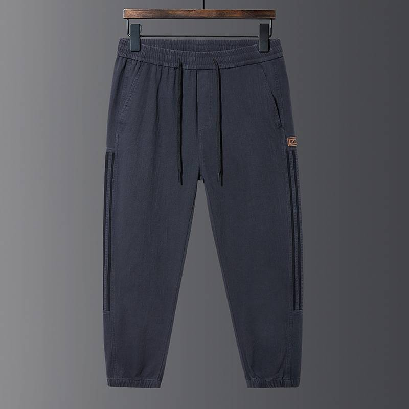 Men's Clothing Plus Size Stretch Jeans Loose All Match Pants Elastic Waist_voghion.com