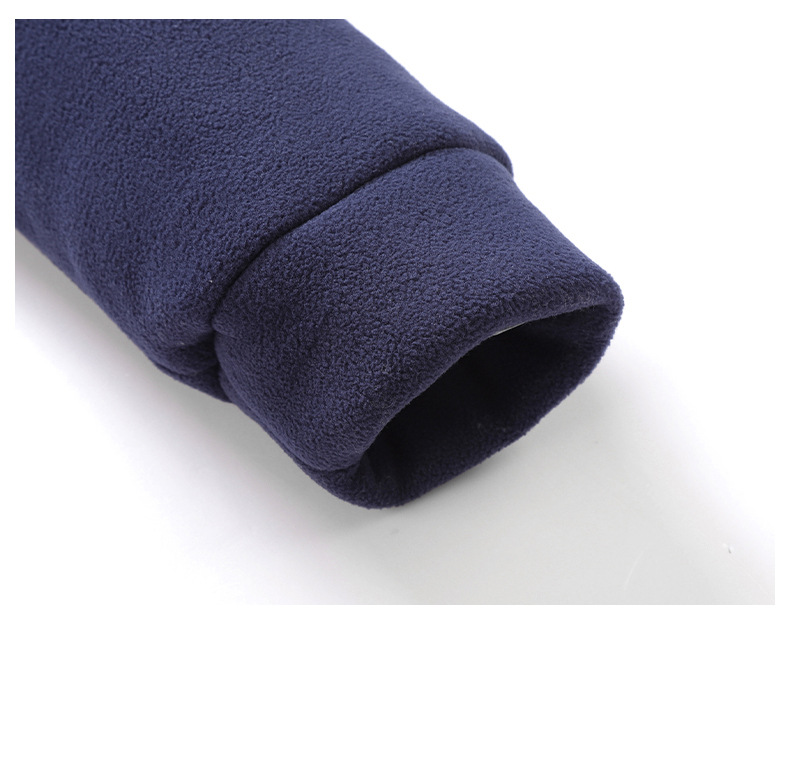 Giacca in pile da uomo e da donna - Felpa invernale softshell da esterno con tessuto antivento e traspirante (unisex, taglie forti disponibili)_voghion.com
