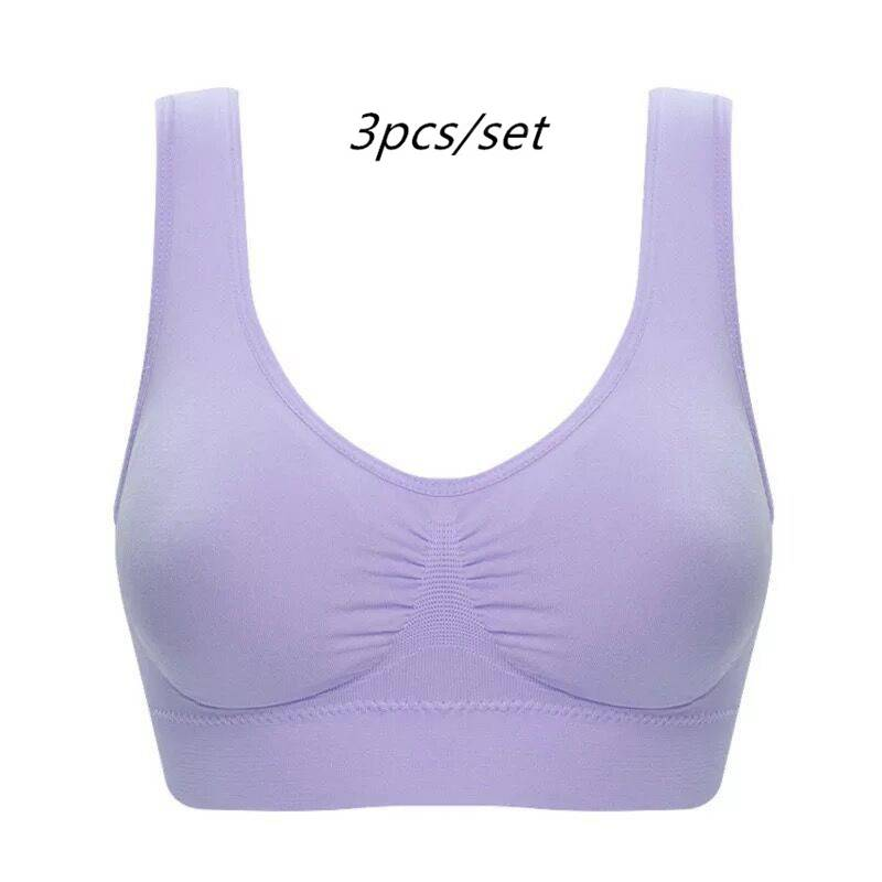 Reggiseno solido senza cuciture Reggiseni senza fili Reggiseni push up Bralette Top Intimo da donna Intimo femminile Reggiseni senza fili Taglie forti_voghion.com