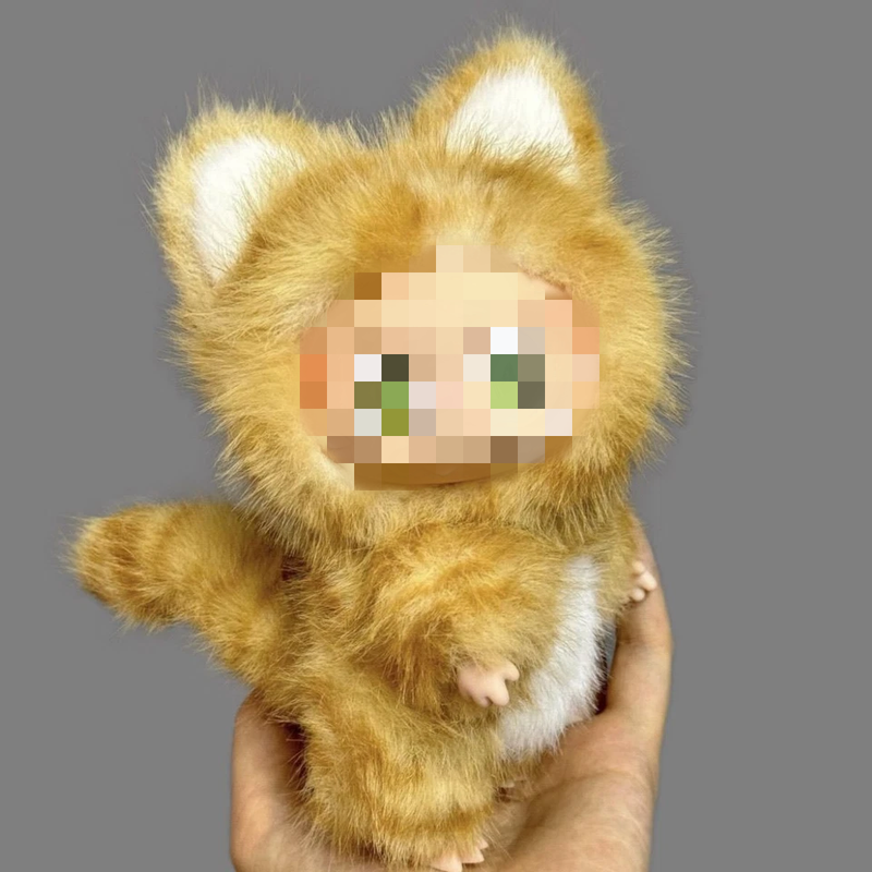 (Keine Puppen) Für Labubu Outfits Monster Handgemachte Katze Süßes Outfit Set Für 17cm Diy_voghion.com