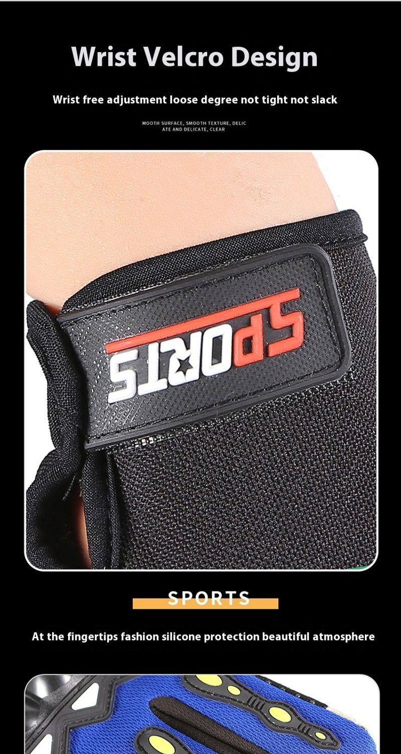 Ulkopyörä, molemmat miehet, naiset, kosketusnäytön suojaus moottoripyörille, liukumattomat ja kulutusta kestävät käsineet_voghion.com