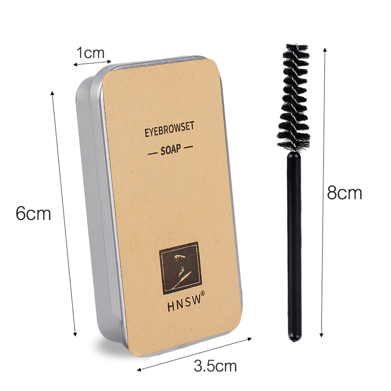 Ögonbrynstvål Vattentät Brow Wax Sculpt Gel Långvarig 3D Fluffiga fjäderlätta ögonbryn Pomade Gel för ögonbryn_voghion.com