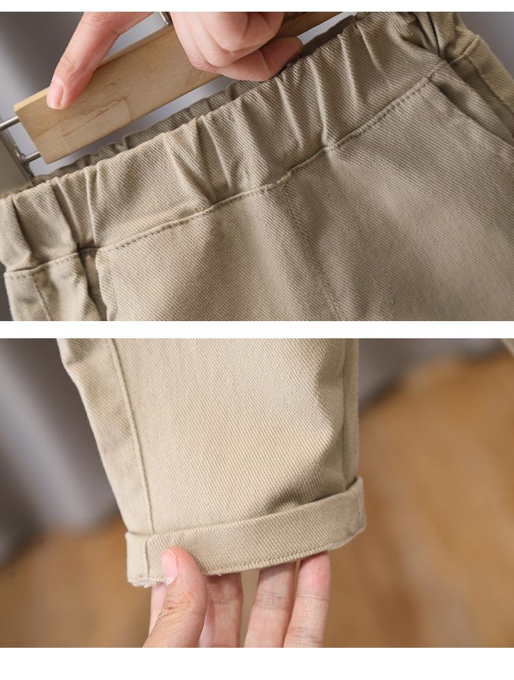 Conjunto de 3 piezas para niño 2024: camisa, cárdigan y pantalón de algodón estilo coreano. Moderno y cómodo para primavera/otoño (90-140 cm)._voghion.com