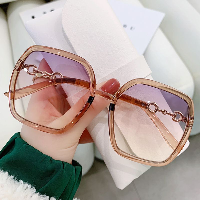 2022 net red Korean sunglasses women's new fashion box anti ultraviolet Sunglasses_voghion.com