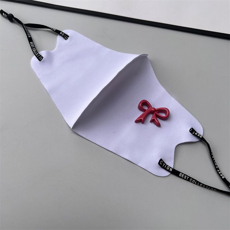 Autumn And Winter Fashion Personalized Retro Bow Clothing Mask Daily Windproof Adjustable Mask_voghion.com