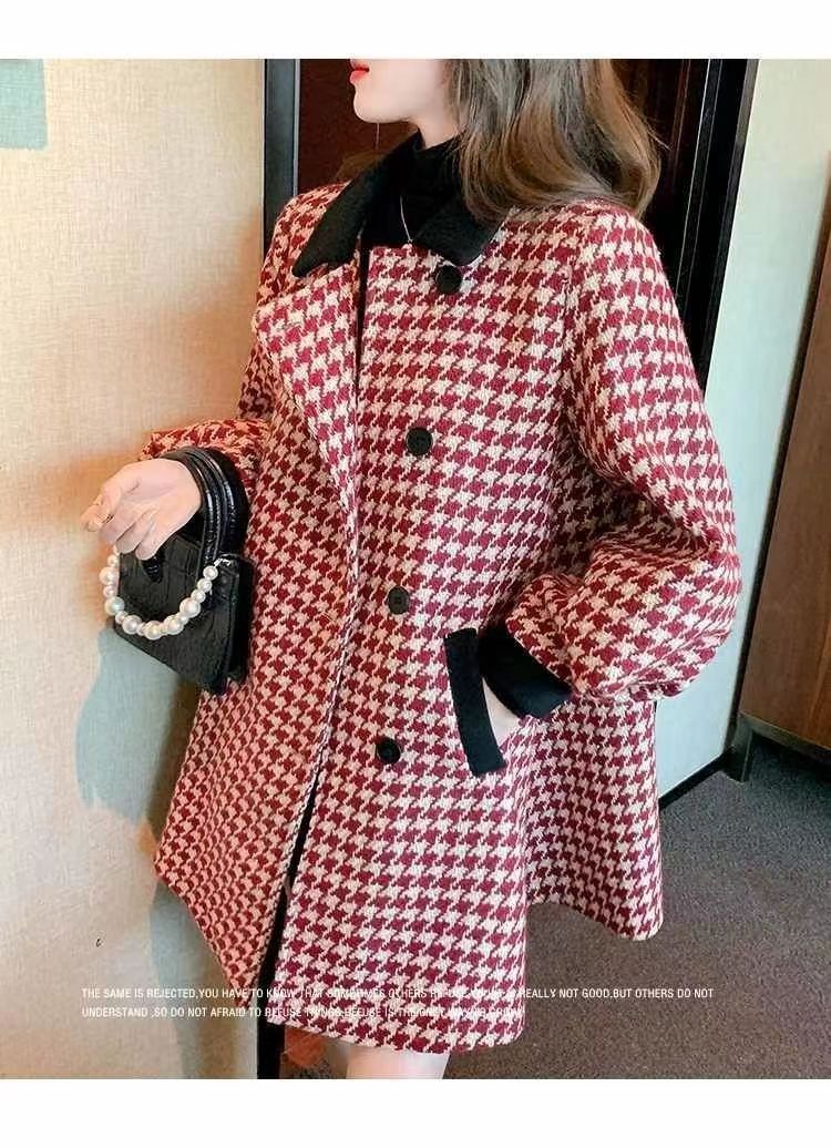 Women's Clothing Women's Clothing 2023 New Mid-Length Wool Coat Thickened Woolen Jacket Women's Winter Wear High-End Small Stature_voghion.com