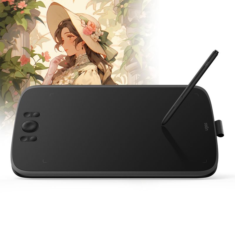 ugee M808 Zeichentablett Grafiktisch 10 Zoll Digitales Zeichenbrett Schreibblock Für Android PC Windows Für Kinder_voghion.com