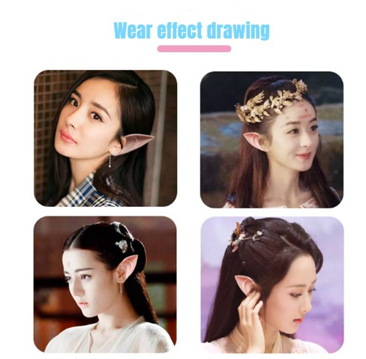 Halloween Natale Fata orecchie festa vestire le stesse fata orecchie a punta in lattice_voghion.com