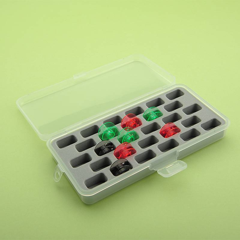 28 Compartments Bobbin Case Thickened With Sponge Fixed Bobbin Case Sewing Machine Bobbin Plastic Storage Box_voghion.com