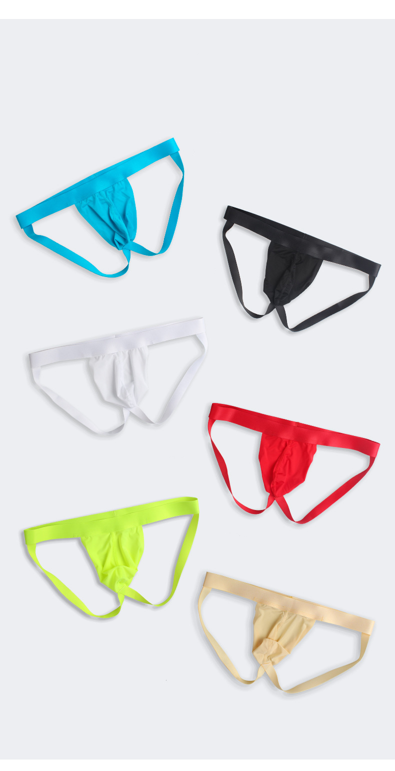 Men's Clothing Men's Seamless One Piece C Shaped Gay Underwear Small Sexy Simple Plastic Double Thong T Pants For Men_voghion.com