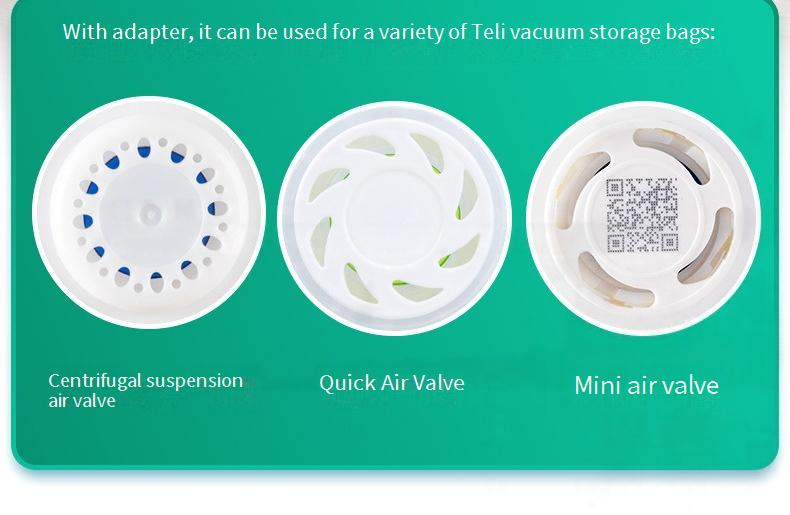 Compression Bag Vacuum Electric Vacuum Pump Universal Pump Small Household Clothes Quilt Portable Storage Bag Electric Pump_voghion.com