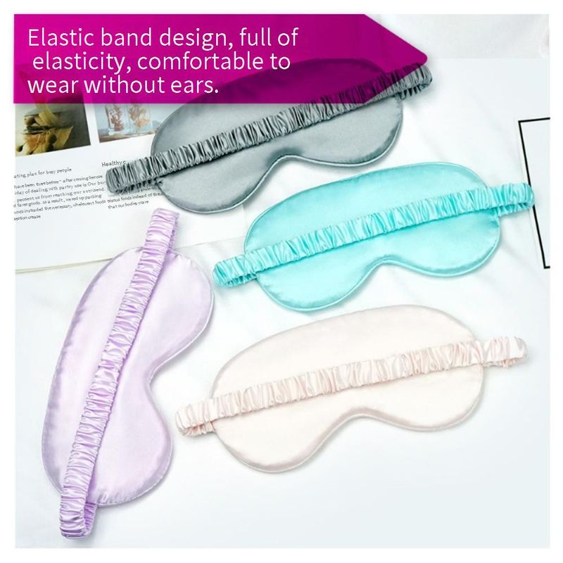 Satin-Schlafmaske – verstellbar und atmungsaktiv, 100 % lichtblockierend, unverzichtbar für Reisen und Nickerchen_voghion.com