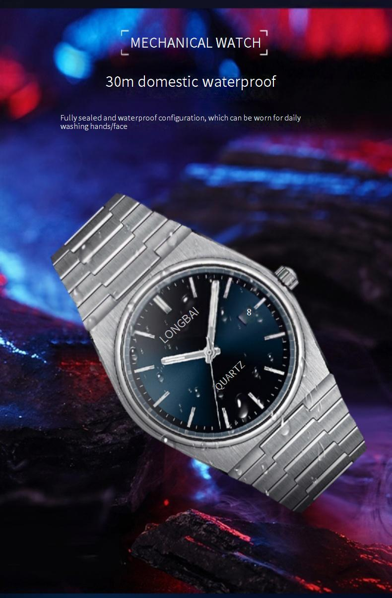 Relógio masculino de alta qualidade, autêntico, moderno, à prova d'água, com calendário luminoso, mostrador grande, relógio de quartzo, não mecânico, relógio masculino, promoção imperdível_voghion.com