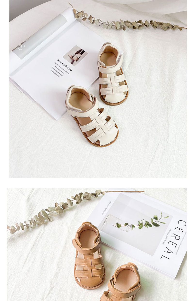 Kinder Sommer 2023 Neue Modische Sandalen Römische Bequeme Mädchen Strand Französisch Baby Schuhe_voghion.com