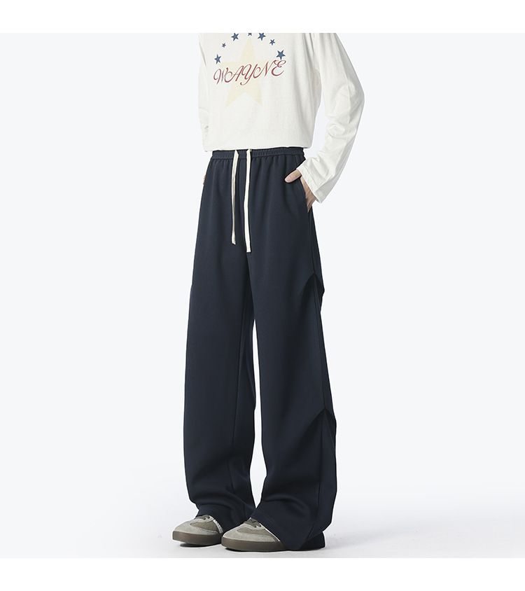Lässige Jogginghose für Herren – Winter-Cargohose mit Fleecefutter und Fallschirm, geradem Bein und elastischer Taille für Streetwear und täglichen Komfort_voghion.com