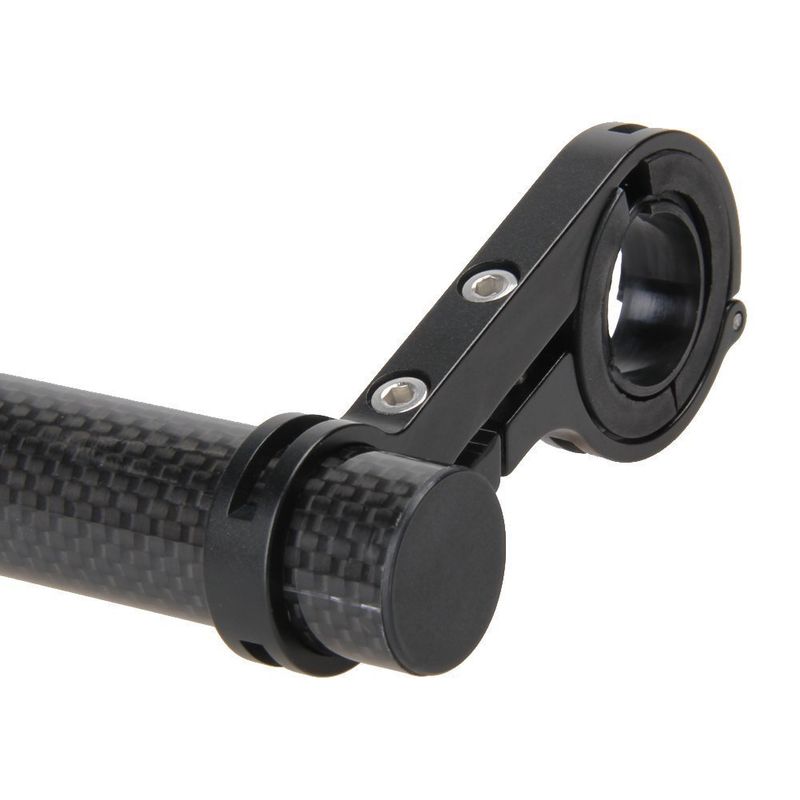 Lampe de poche multifonctionnelle à double pôle en alliage d'aluminium, montre à code, support d'extension de lampe, accessoires de vélo_voghion.com
