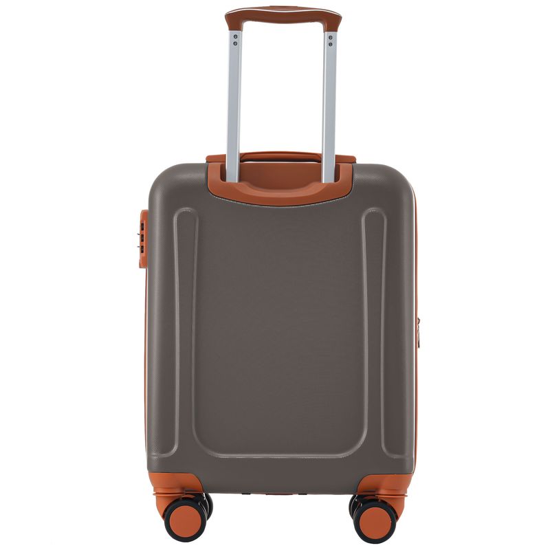 Hartschalenkoffer, Handgepäck, 4 Rollen, ABS-Material, TSA-Schloss, 56x38.5x23.5 Cm_voghion.com