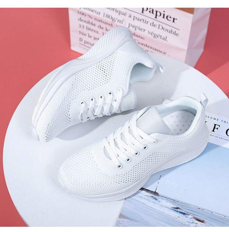 2024 Summer Thin Women's Comfortable, Breathable, Odor Hollow Single Mesh Anti slip Lightweight Daily Casual Shoes_voghion.com
