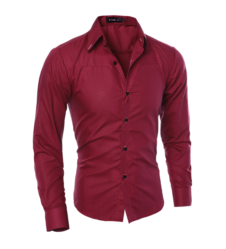 Herrenbekleidung Herrenhemd M-XXXXXL Herren Langarmhemd_voghion.com