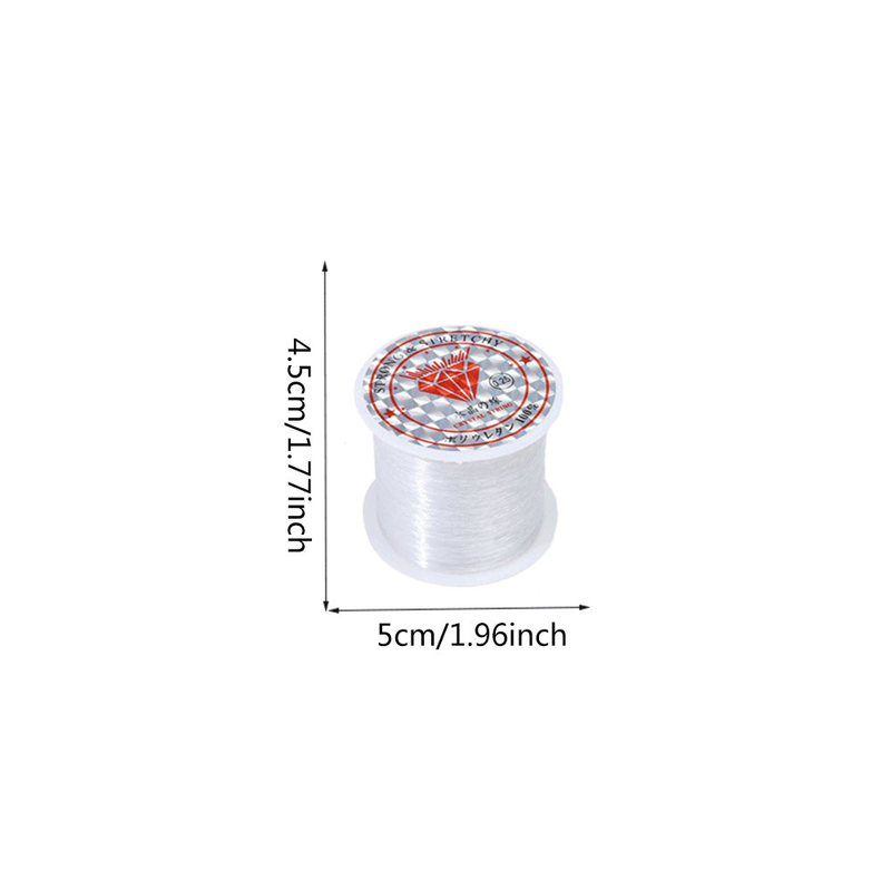 Multi-Spezifikation, transparenter Kristall-Fischfaden mit guter Lichtbeständigkeit, elastischer Fischfaden mit Flachnaht-Nähfaden_voghion.com