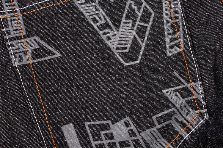 Ropa para hombres Pantalones cortos de mezclilla de hip hop Pantalones cortos holgados con estampados para hombre Pantalones de skate de tendencia de talla grande_voghion.com