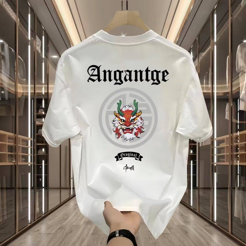 2024 Camiseta masculina de alta qualidade com gola redonda e manga curta_voghion.com
